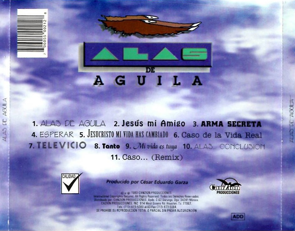 ALAS DE ÁGUILA- ALAS DE ÁGUILA (1993)  - jmigueba